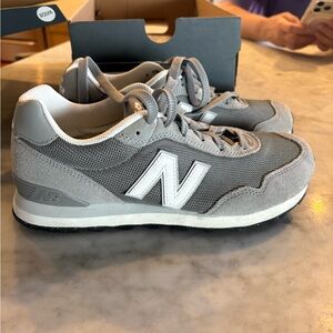 New Balance Kids' Sneakers in Gray and White